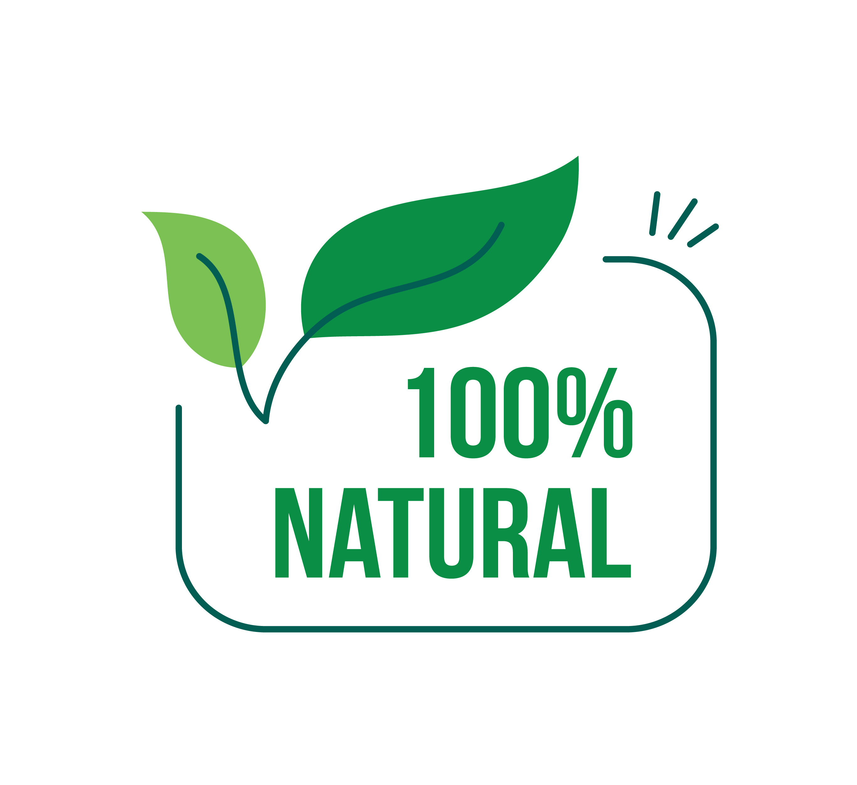 100% Herbal Badge Label Isolated Stock Photo - Alamy