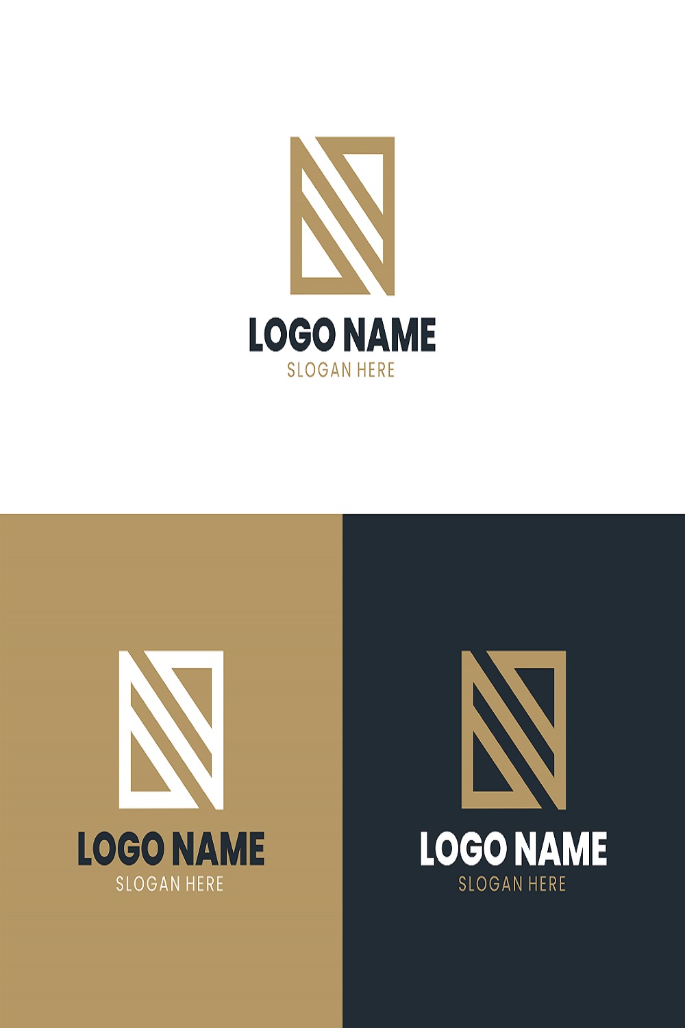 Branding identity corporate vector logo n design pinterest preview image.