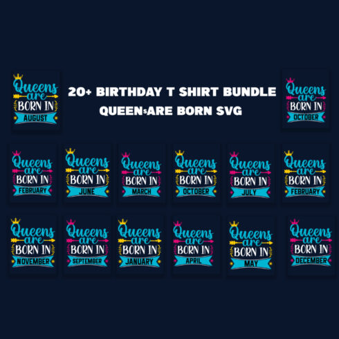 Birthday T-Shirt Bundle cover image.