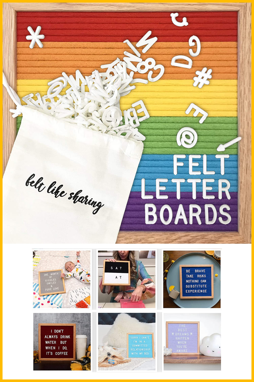 Changeable Letter Board with Letters.