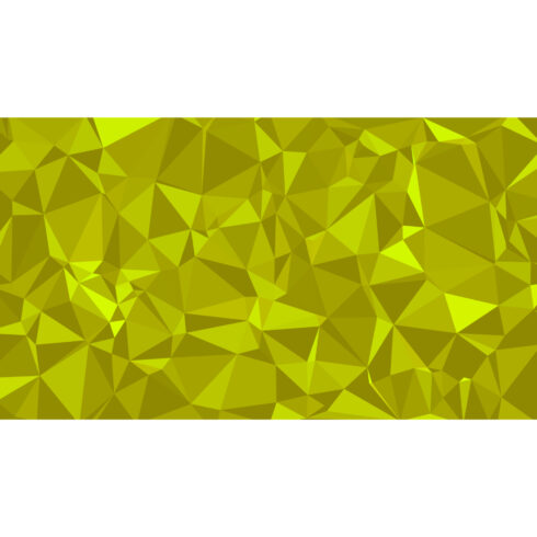 geometric triangles yellow abstract background cover image.