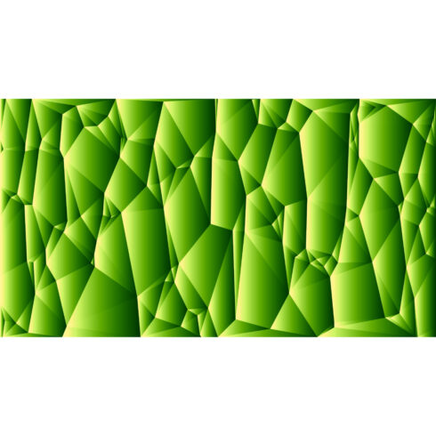Geometric abstract luxury green background cover image.