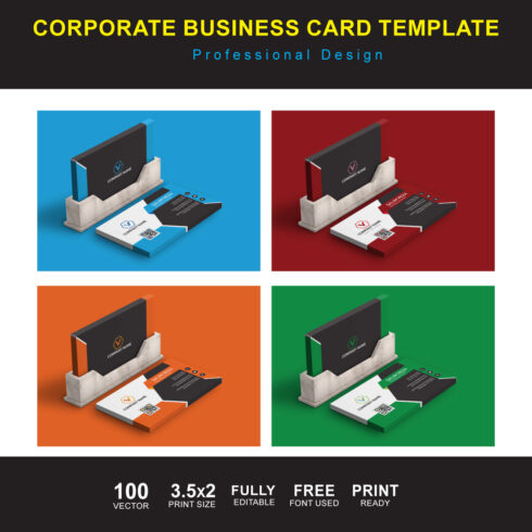 Business Card template cover image.