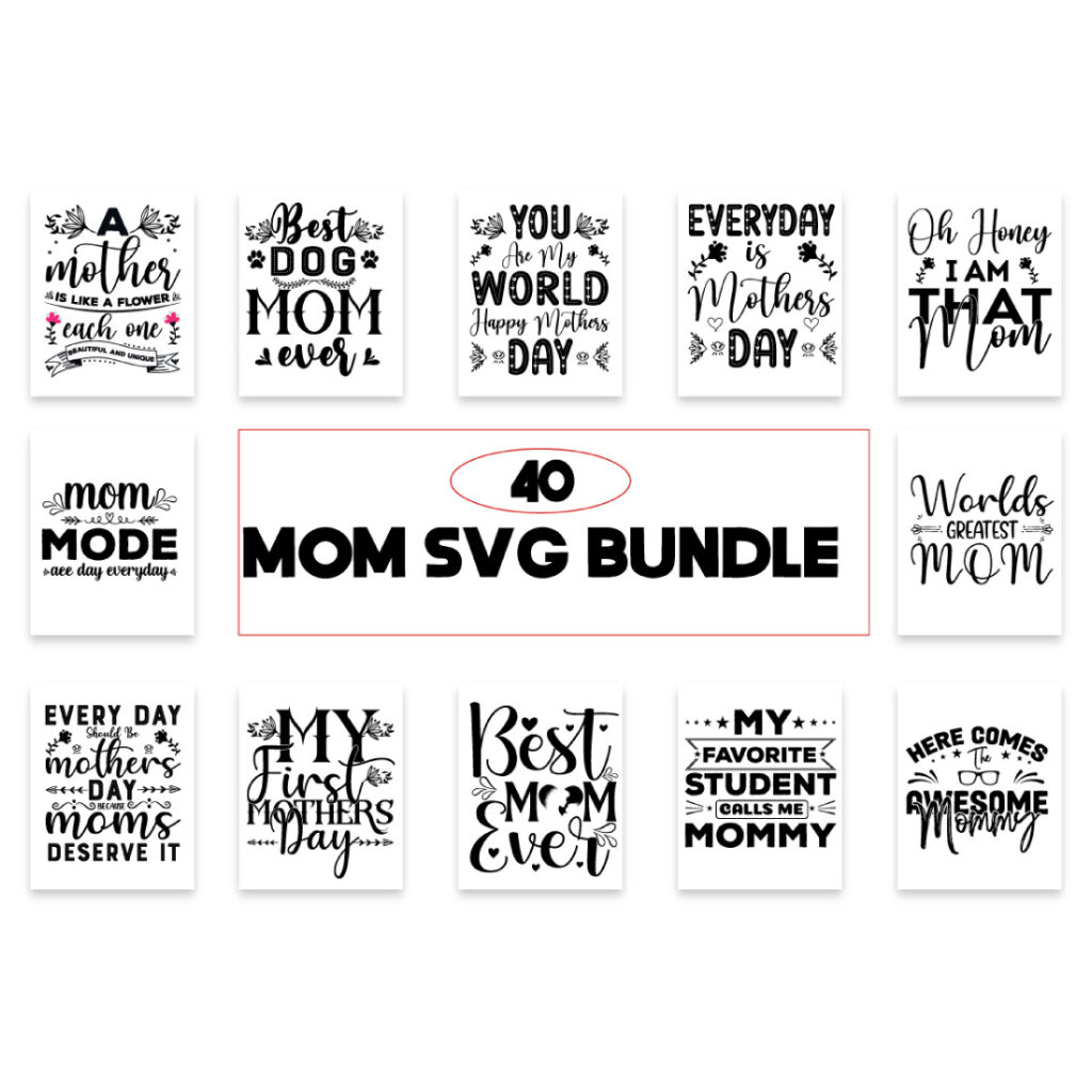 Mom Svg Bundle Masterbundles 5001