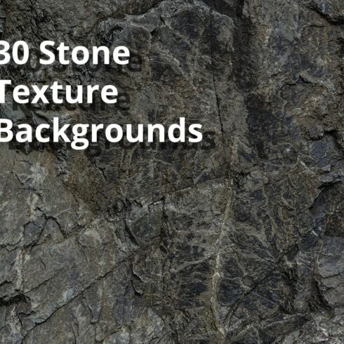 30 Stone Texture Backgrounds cover image.