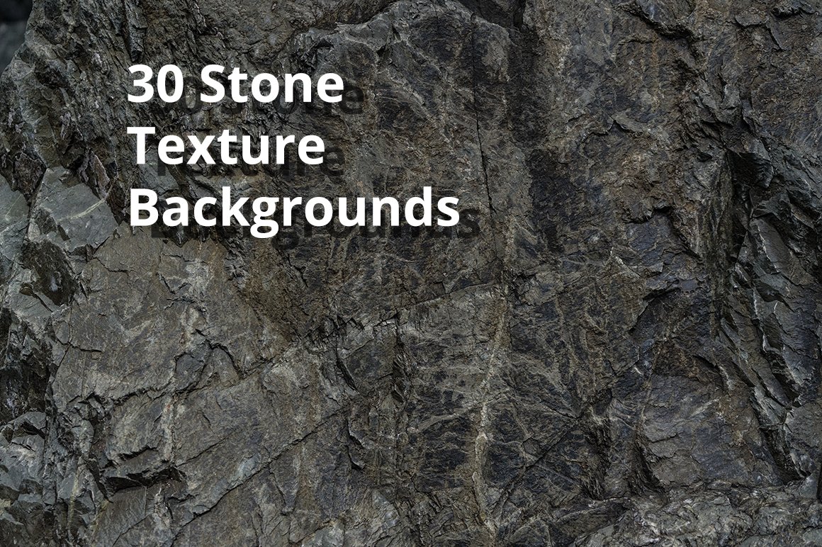30 Stone Texture Backgrounds cover image.