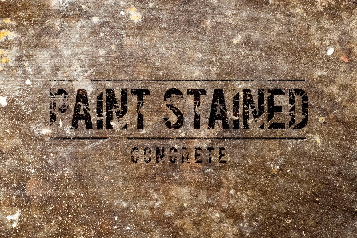 20 Stained Concrete Textures/Brushes preview image.