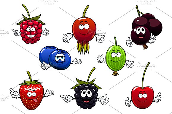 Fresh and ripe berry fruits cover image.