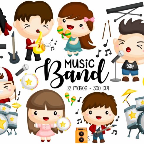 Music Band Clipart - Band Player cover image.