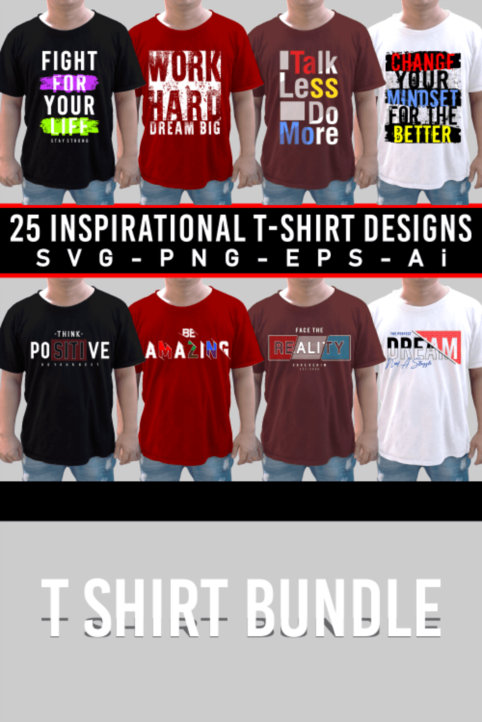 Inspirational & Motivational Quotes Typography T shirt Design Vector ...