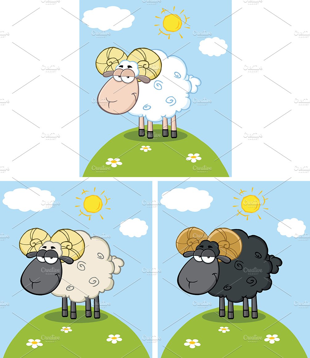 Ram Sheep Character Collection- 5 cover image.