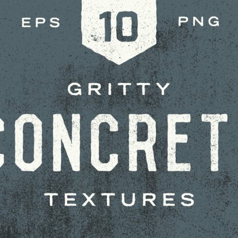 Gritty Concrete Textures cover image.