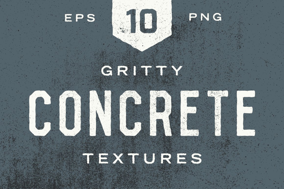 Gritty Concrete Textures cover image.