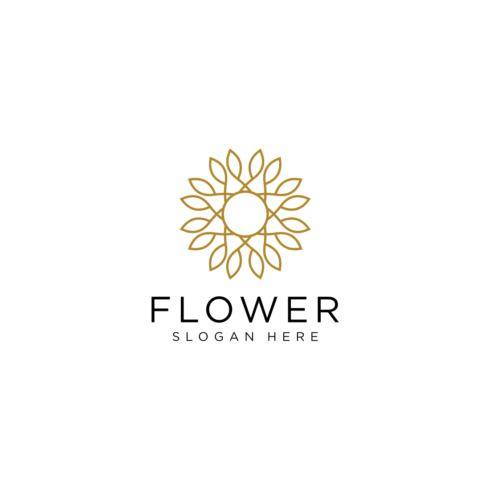 flower logo vector cover image.