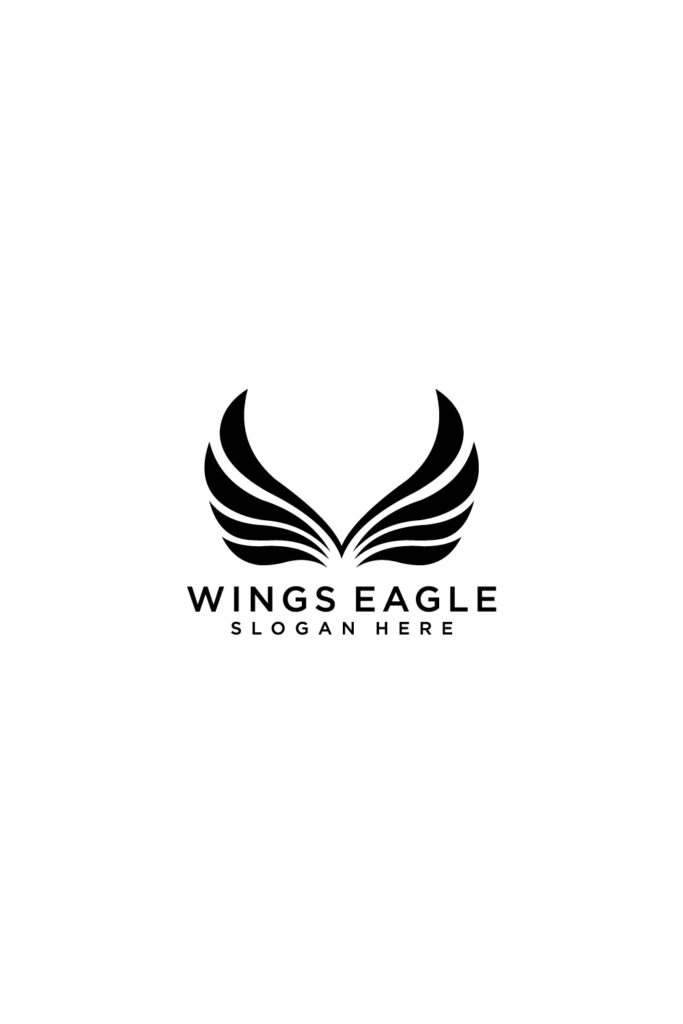 wings eagle logo - MasterBundles