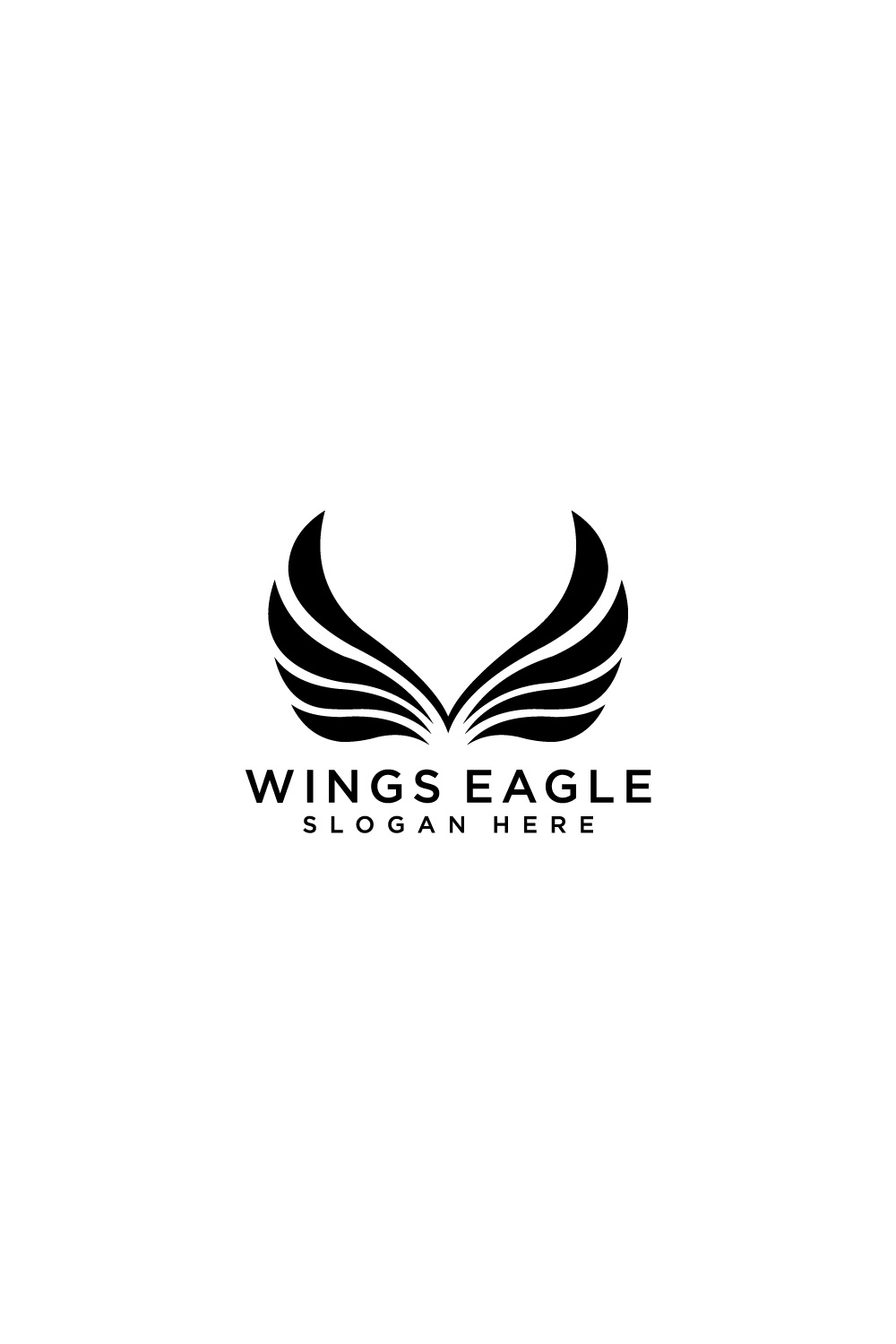 wings eagle logo pinterest preview image.