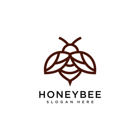 bee logo vector design cover image.