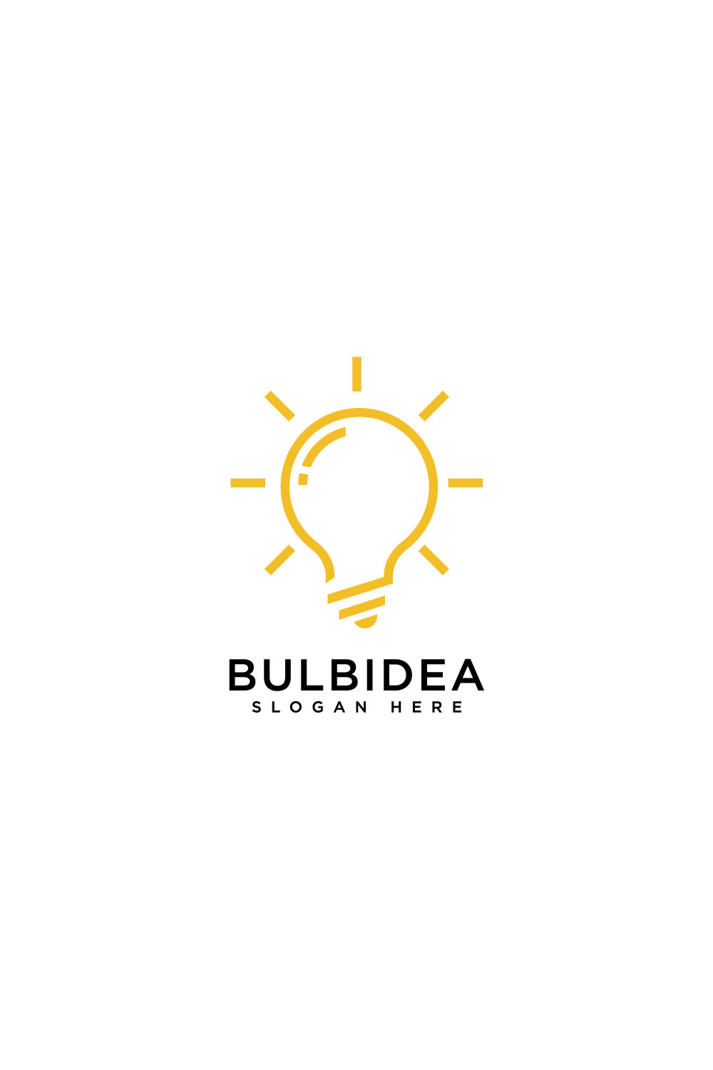 bulb vector logo