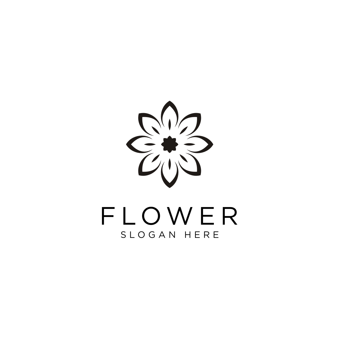 flower nature beauty logo vector design cover image.