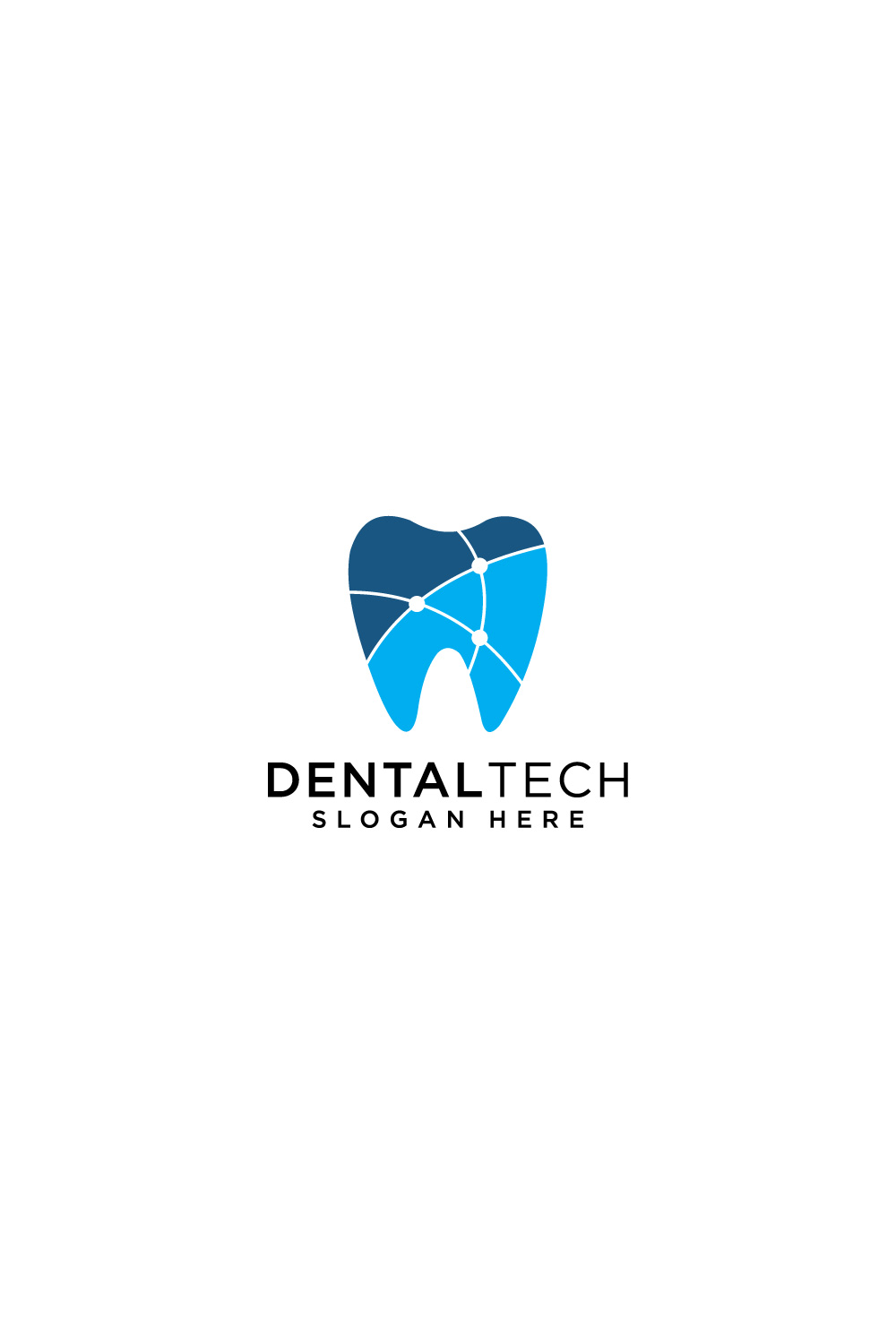 dental technology logo vector design pinterest preview image.