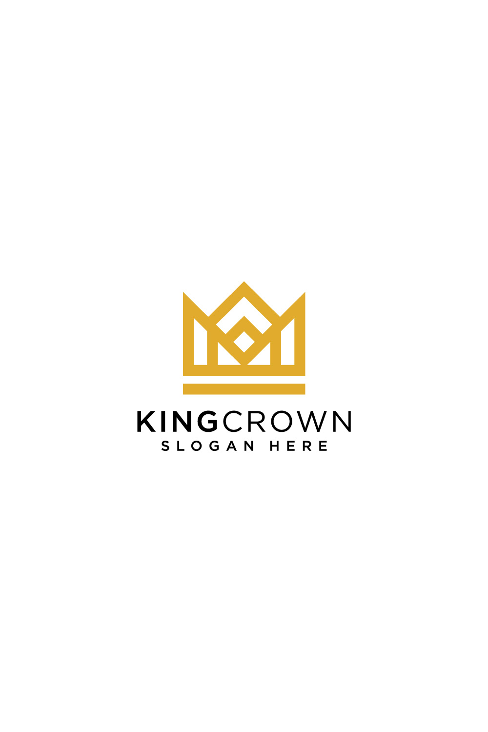 crown logo vector design pinterest preview image.
