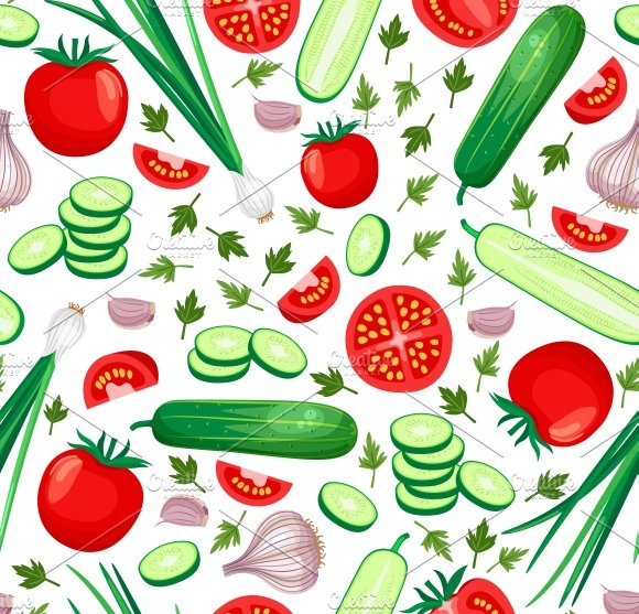 Healthy food background cover image.