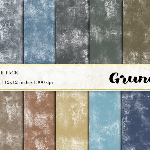 Grunge Digital Papers cover image.