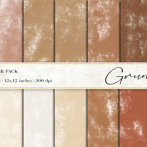 Grunge Digital Papers cover image.