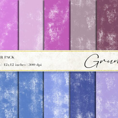 Grunge Digital Papers cover image.