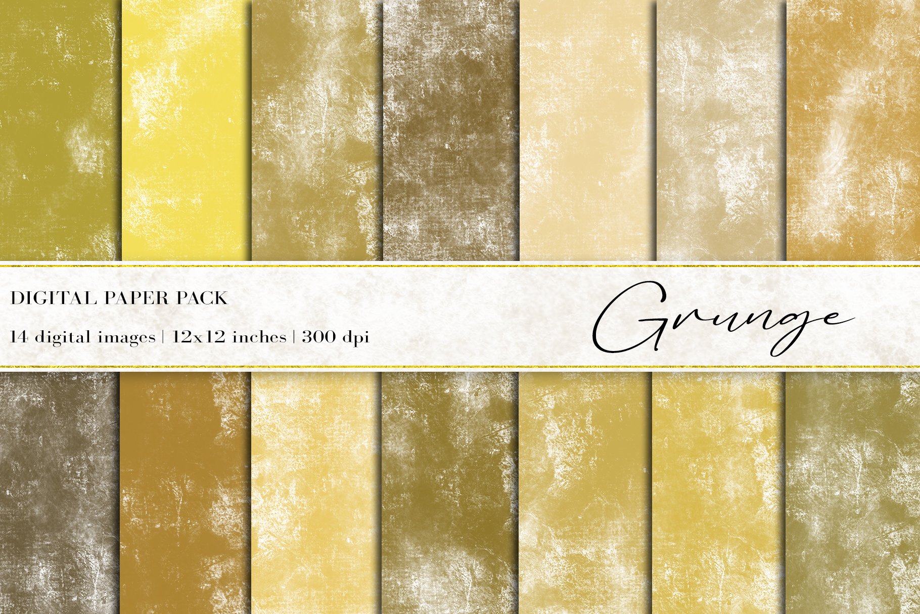 Grunge Digital Papers cover image.