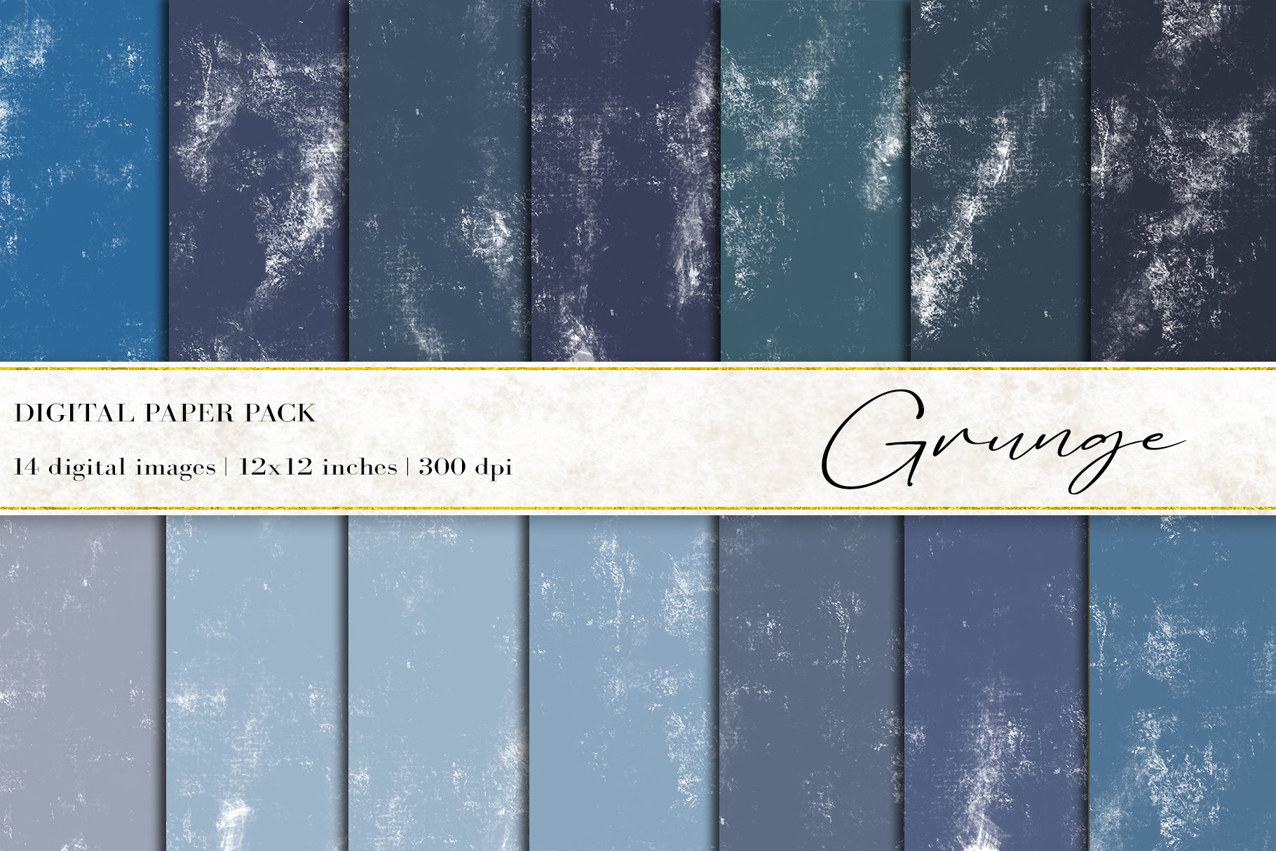 Grunge Digital Papers cover image.