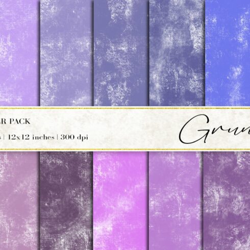 Grunge Digital Papers cover image.