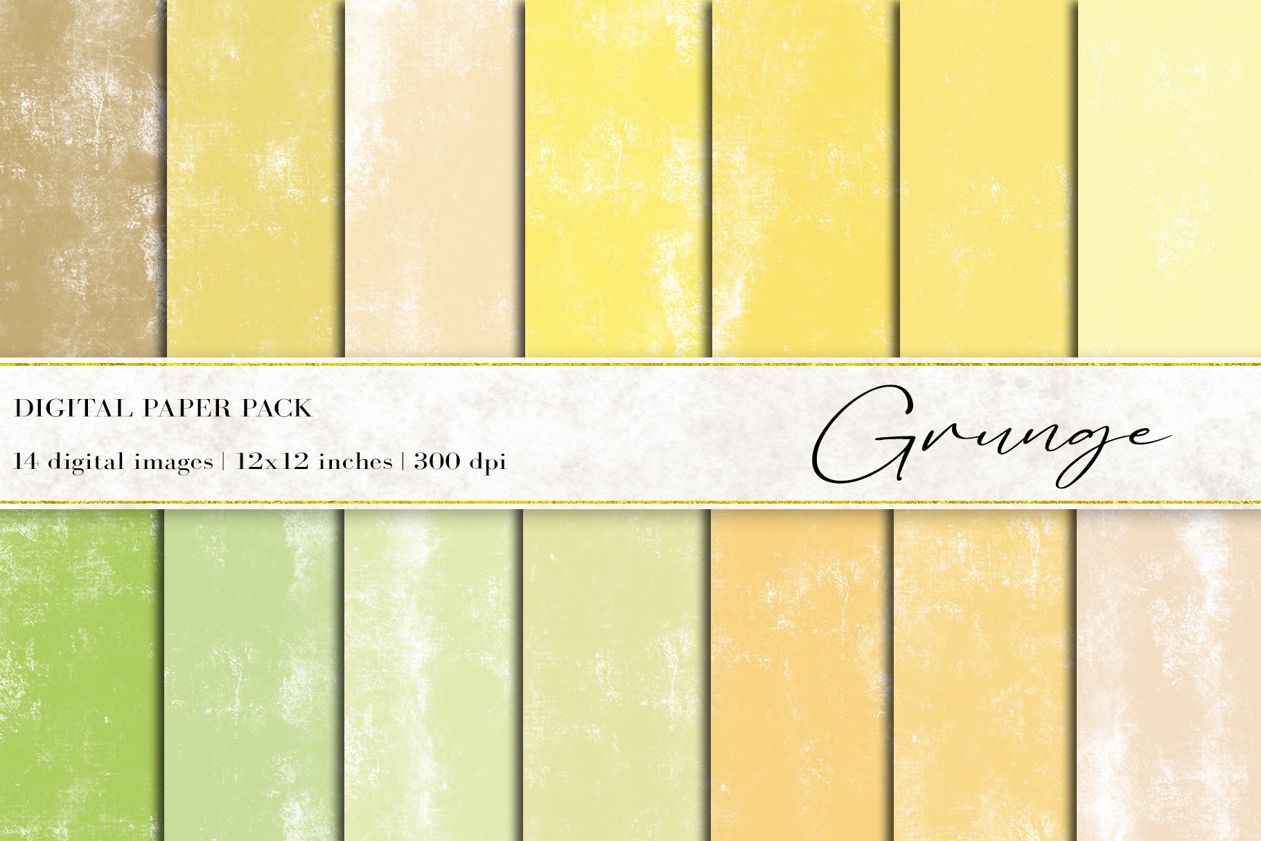 Grunge Digital Papers cover image.