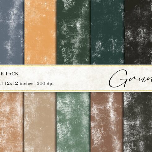 Grunge Digital Papers cover image.