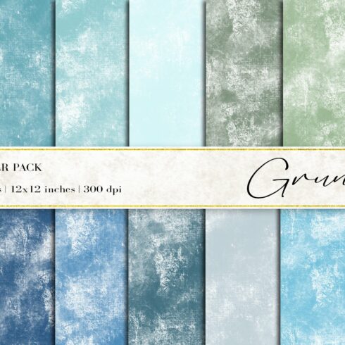 Grunge Digital Papers cover image.