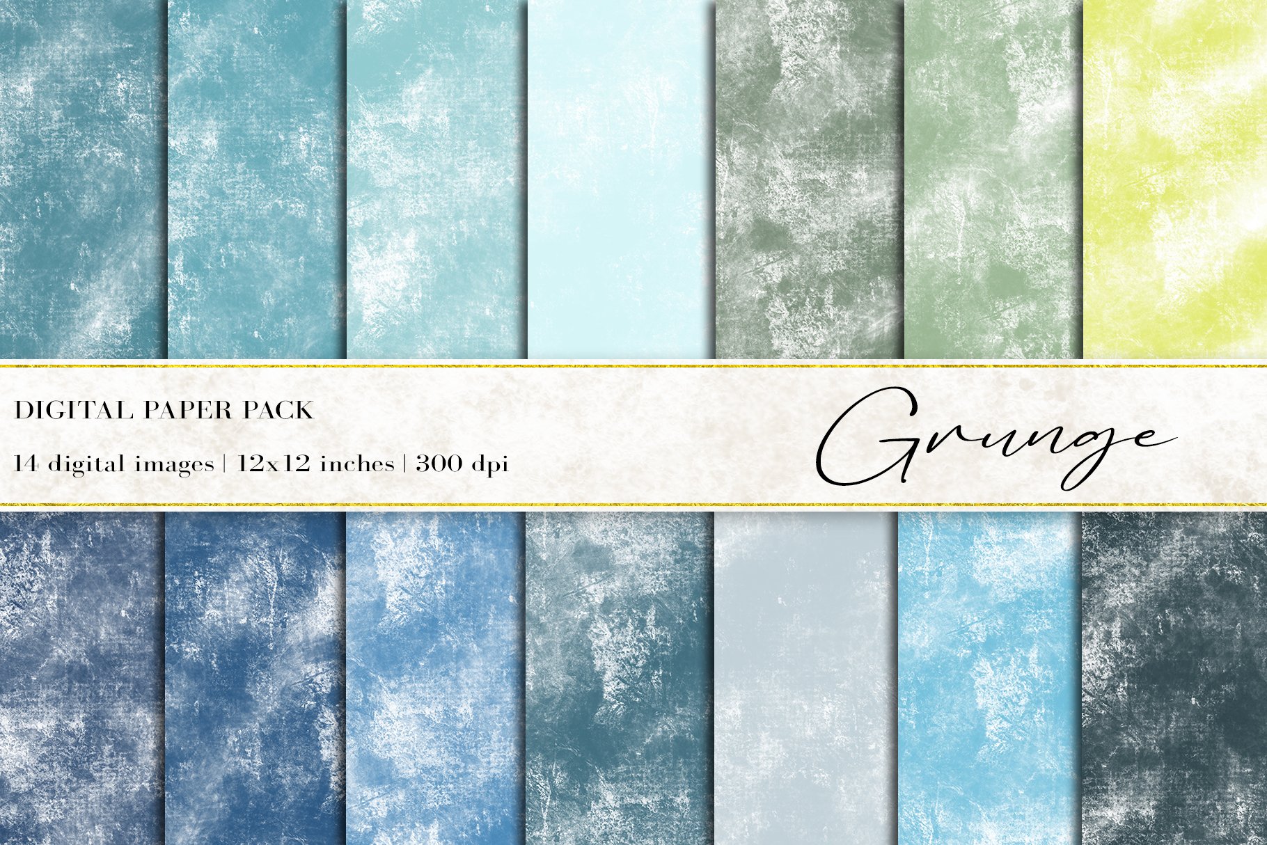 Grunge Digital Papers cover image.