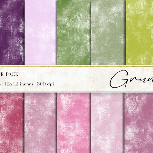 Grunge Digital Papers cover image.