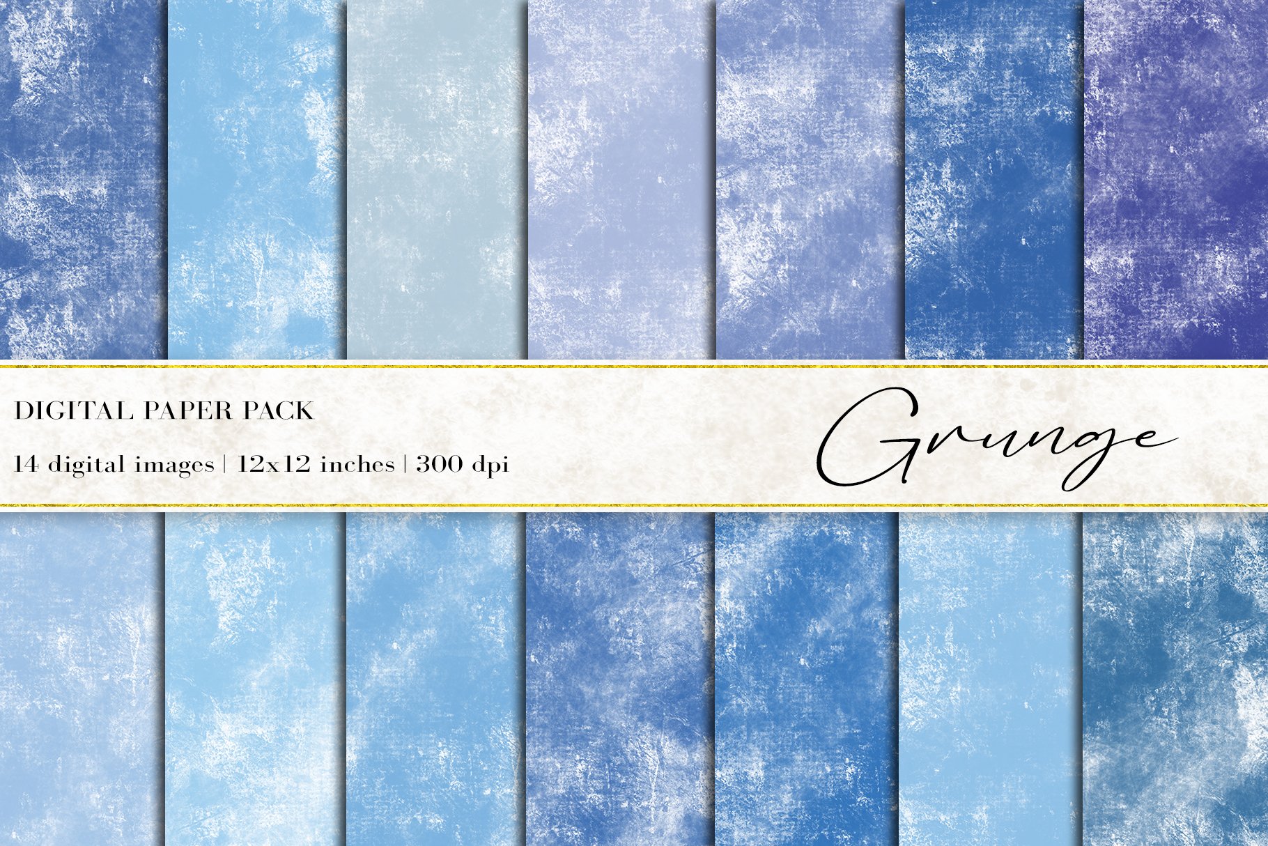 Grunge Digital Papers cover image.