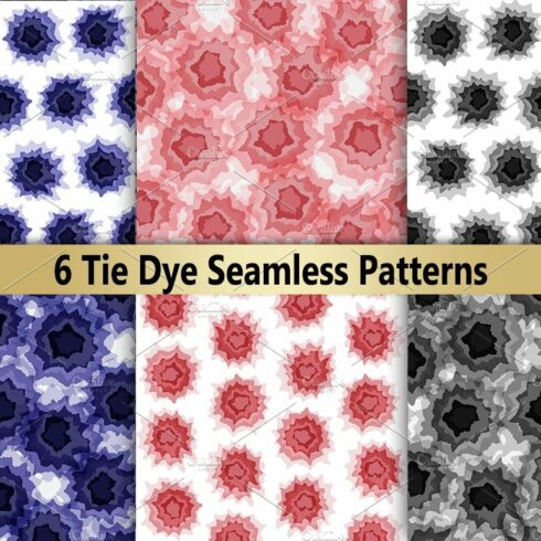 Tie dye Seamless Set cover image.