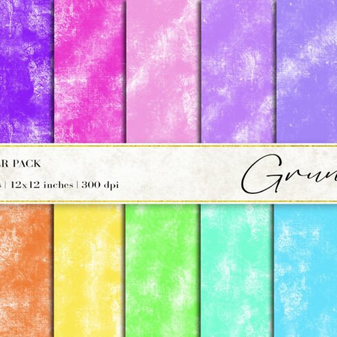 Grunge Digital Papers cover image.