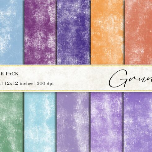 Grunge Digital Papers cover image.