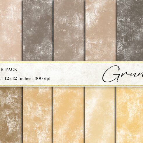 Grunge Digital Papers cover image.