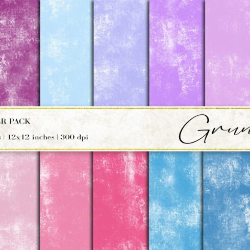 Grunge Digital Papers cover image.