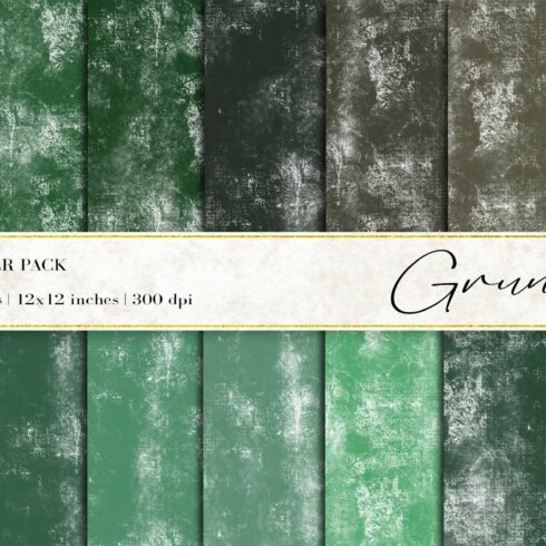 Grunge Digital Papers cover image.