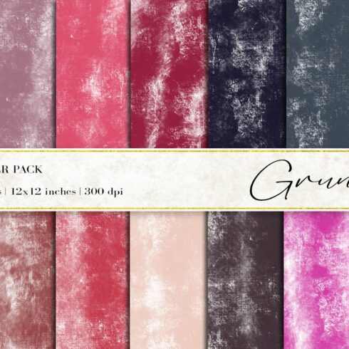 Grunge Digital Papers cover image.