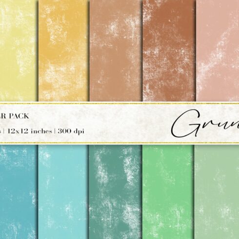 Grunge Digital Papers cover image.