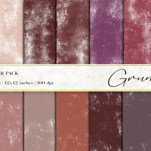 Grunge Digital Papers cover image.