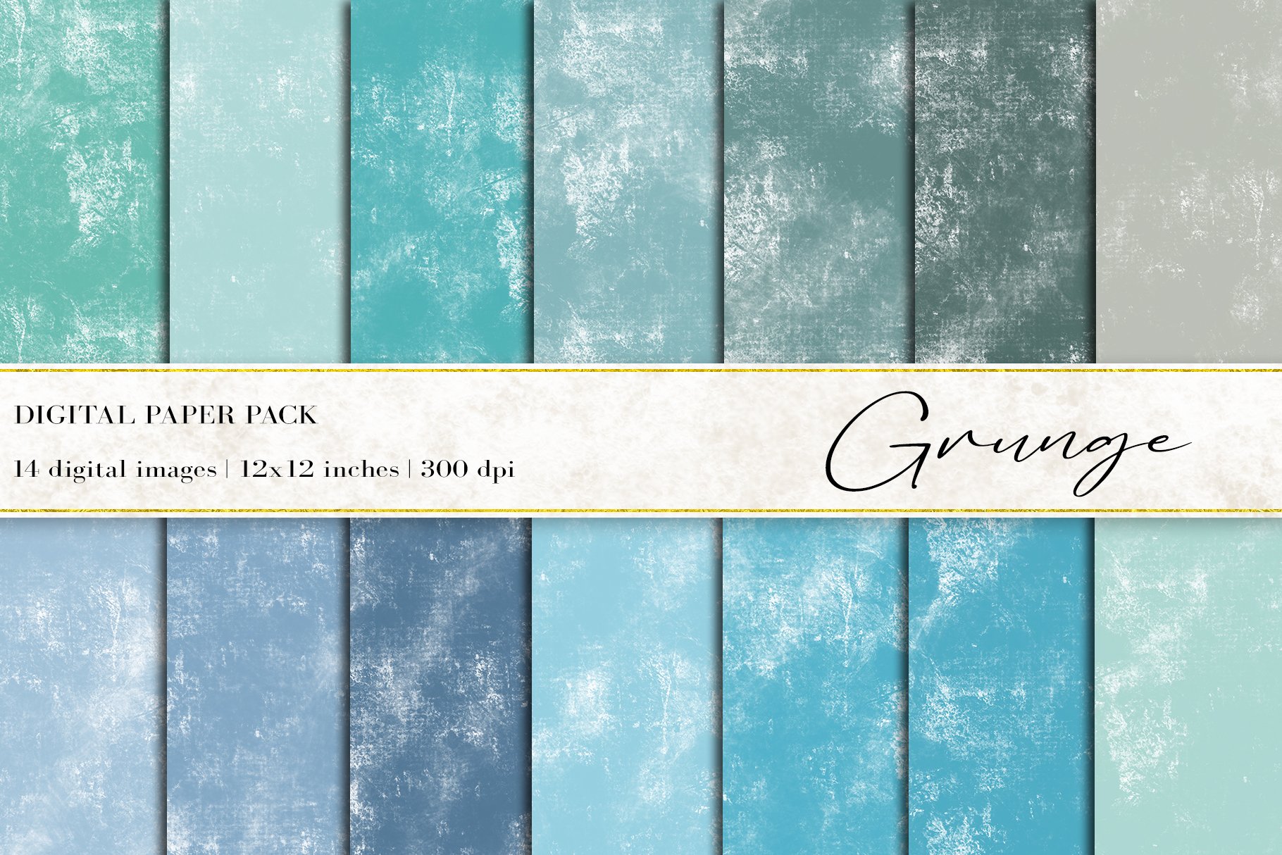 Grunge Digital Papers cover image.