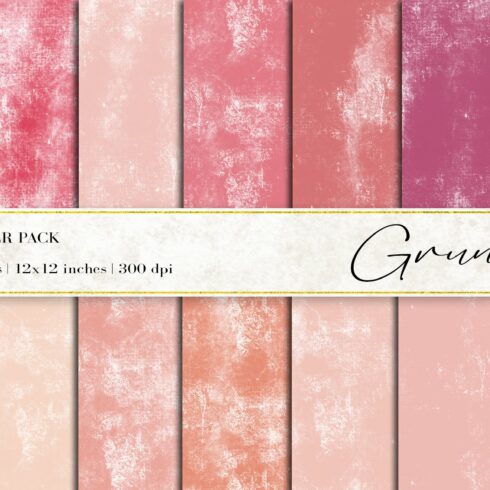 Grunge Digital Papers cover image.