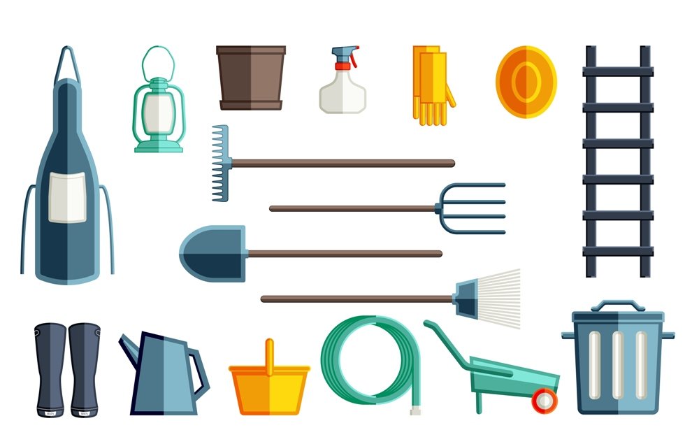 Garden tools. cover image.